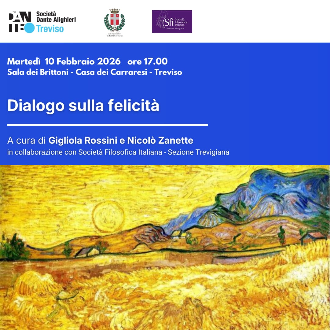 "Dialogo sulla felicit&agrave;" - Iniziativa di preparazione al Festival Young Thinkers (SFI Trevigiana)