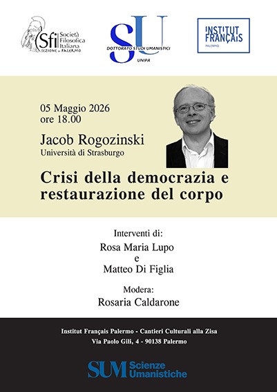 Crisi della democrazia e restaurazione del corpo (SFI Palermo)
