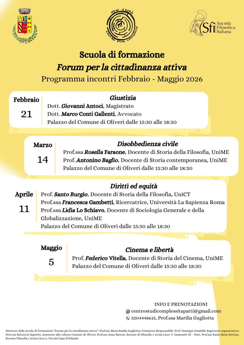 Scuola di formazione "Forum per la cittadinanza attiva" (SFI Messina)