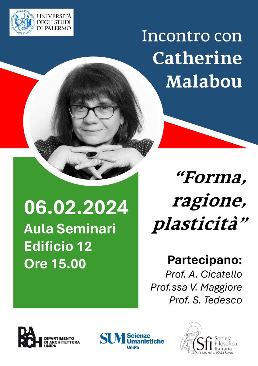 Sezione di Palermo - Incontro con Catherine Malabou: