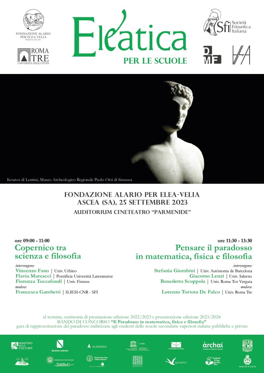 ELEATICA PER LE SCUOLE - XIII EDIZIONE