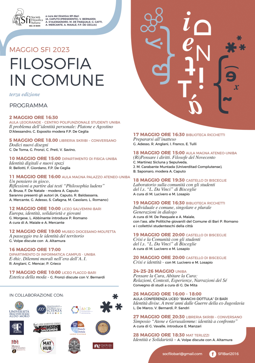 Sezione di Bari - FILOSOFIA IN COMUNE