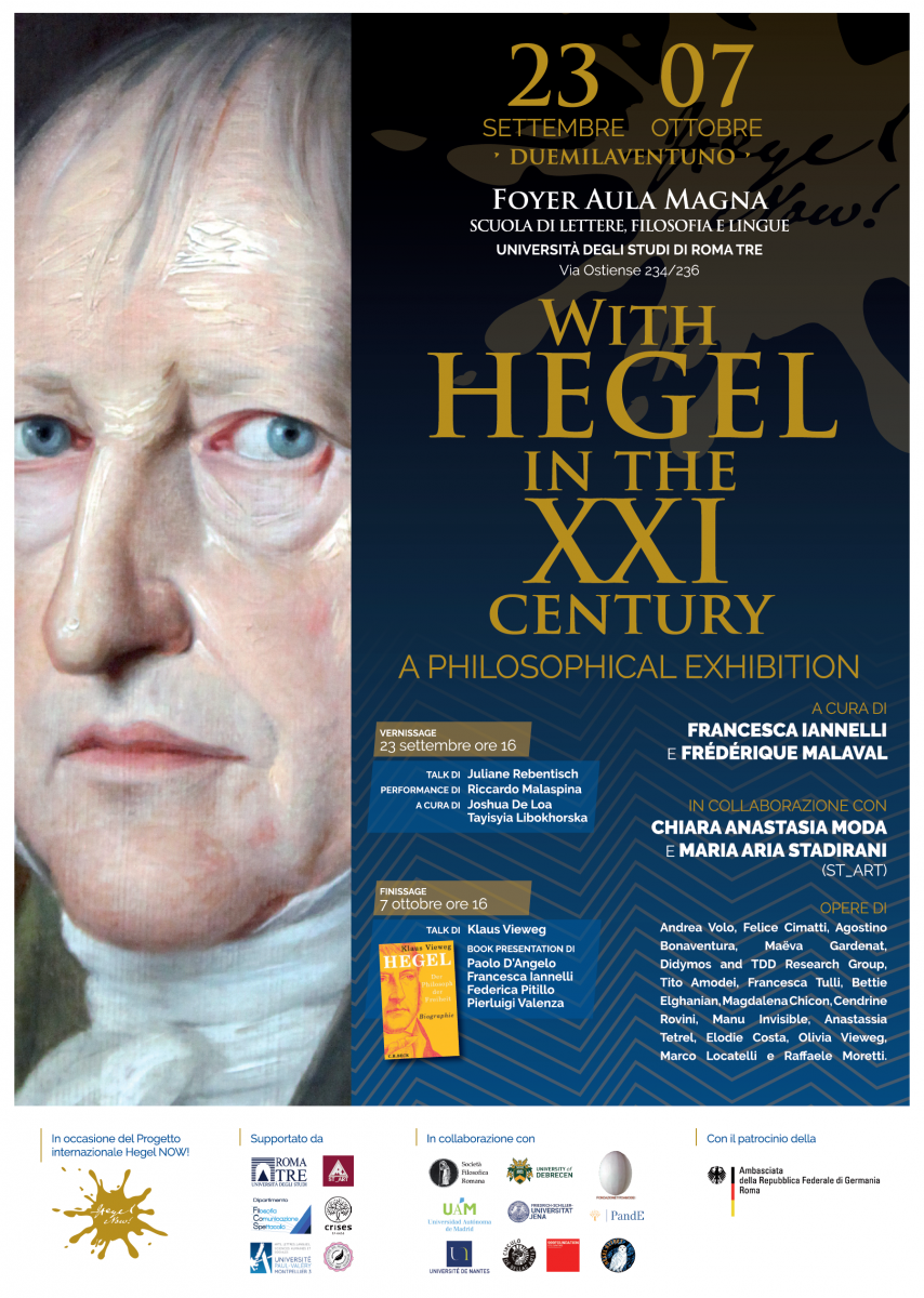 Societ&agrave; Filosofica Romana: With Hegel in the XXI century. A philosophical exhibition