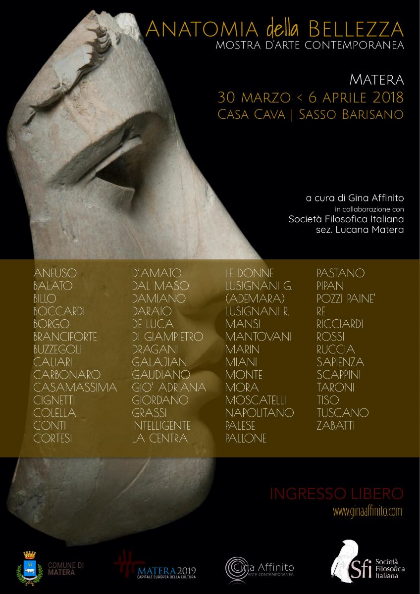 Sezione Lucana Matera: Anatomia della Bellezza - Mostra d'arte contemporanea