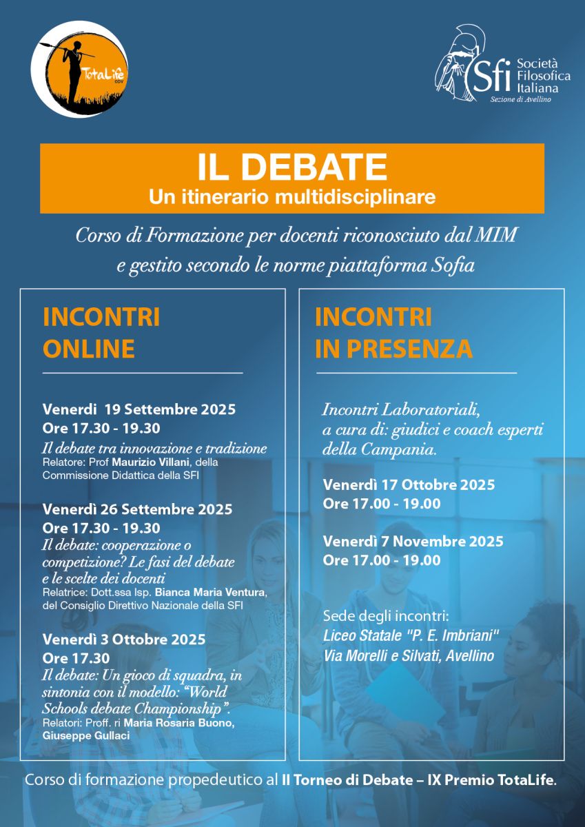 SFI Avellino - Il Debate: un itinerario multidisciplinare