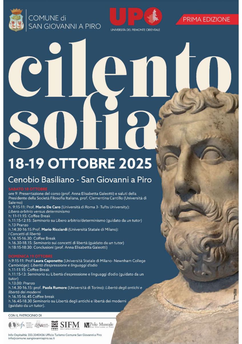 SFI Torino: Summer School "Cilentosophia"
