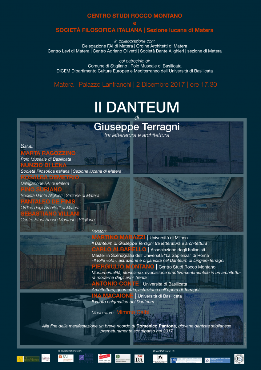 Sezione Lucana Matera: Il DANTEUM di GIUSEPPE TERRAGNI tra LETTERATURA e ARCHITETTURA