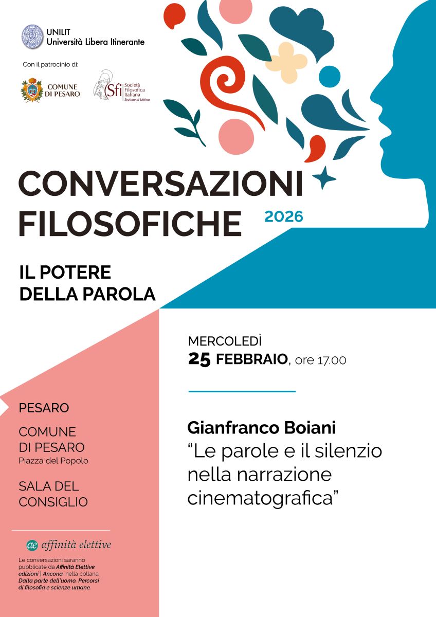 Gianfranco Boiani: Conversazione filosofica su "Le parole e il silenzio nella narrazione cinematografica"