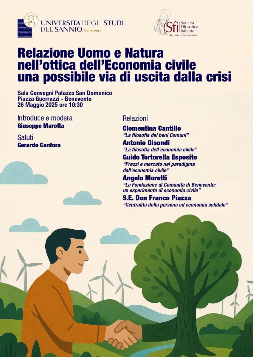 Relazione Uomo e Natura nell'ottica dell'economia civile. Una possibile via di uscita dalla crisi