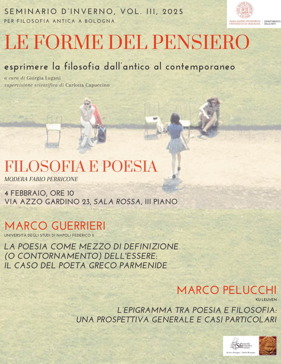Le Forme del Pensiero &#8210; 1. Poesia / Epigramma