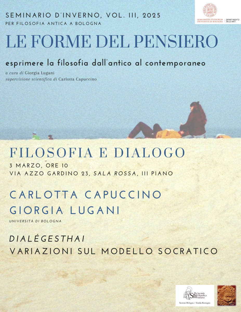 Le Forme del Pensiero &#8210; 3. Filosofia e Dialogo