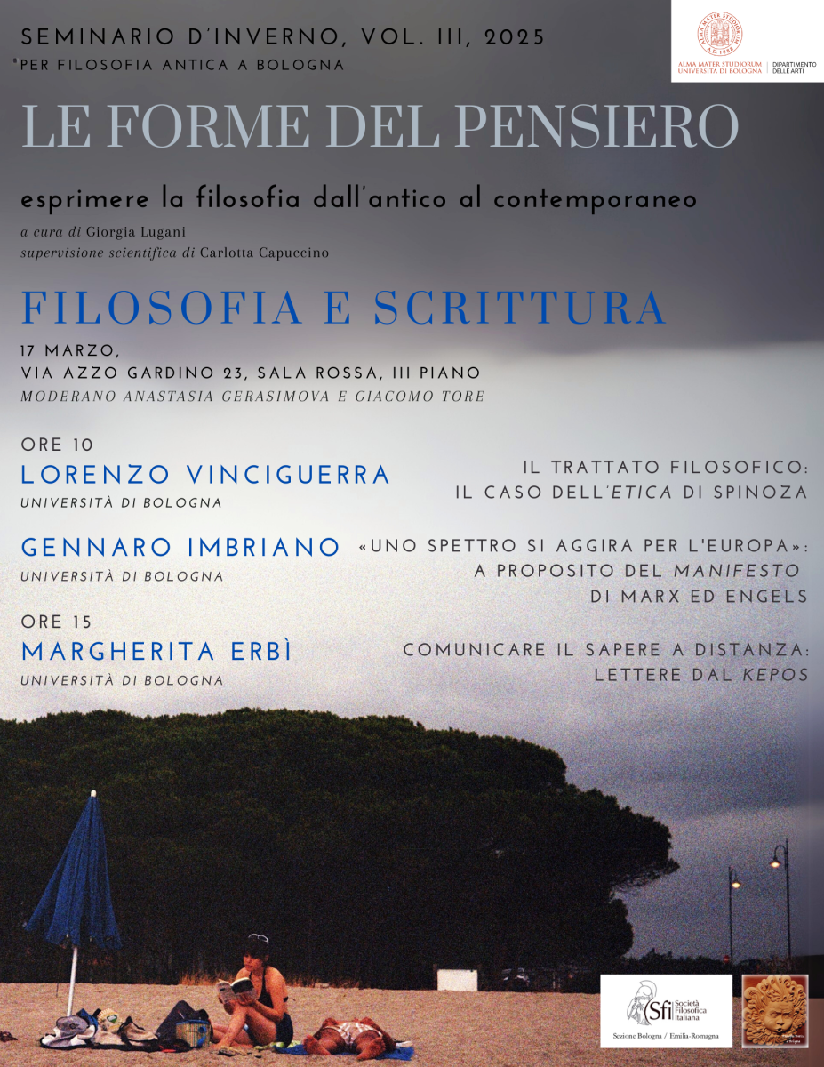 Le Forme del Pensiero &#8210; 4. Filosofia e Scrittura